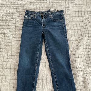 AG-ED Denim Cigarette roll-up jeans Dark blue